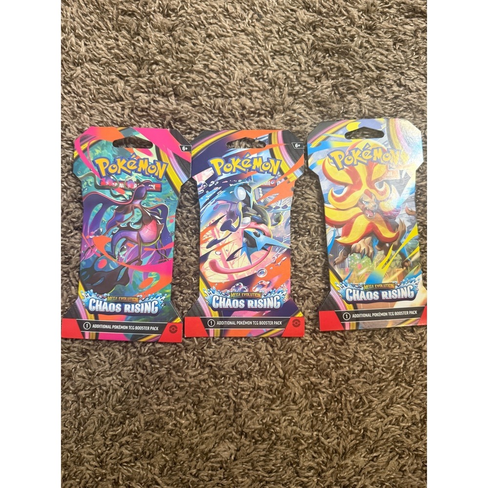 Mega Evolution Chaos Rising Pokémon TCG Booster Pack